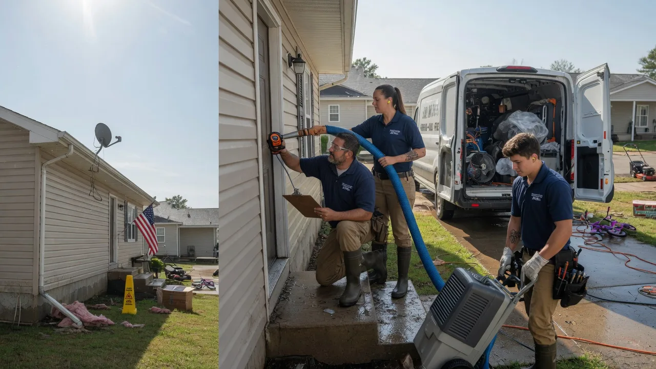 Ceiling Water Damage Restoration in Hooven, OH near me